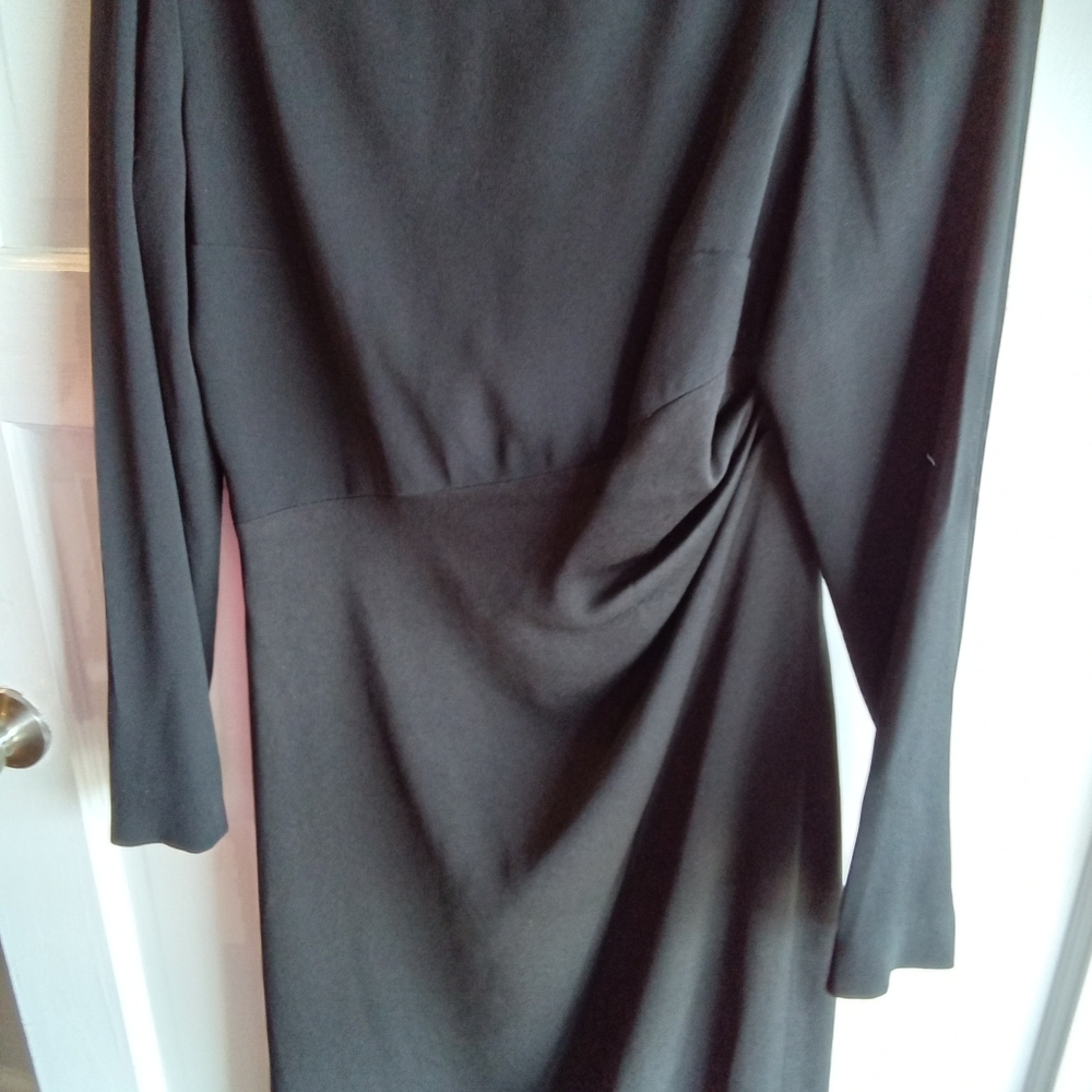 Linda Allard/Ellen Tracy Elegant Black Dress Size 8
